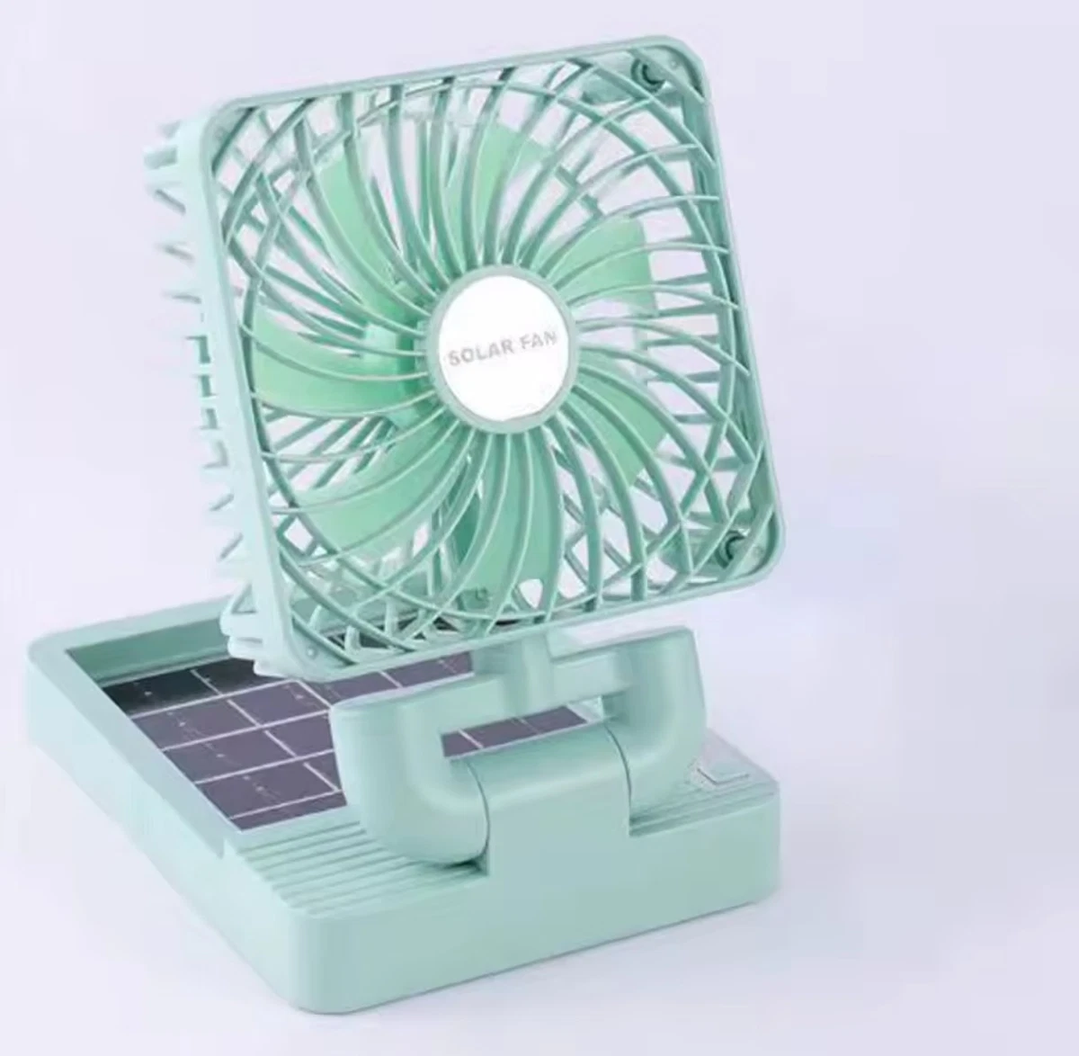 Ventilatore Da Campeggio Ricaricabile Con Luce LED - 6000mAh, Pannello Solare, 4 Velocità, Timer, Power Bank, Portatile