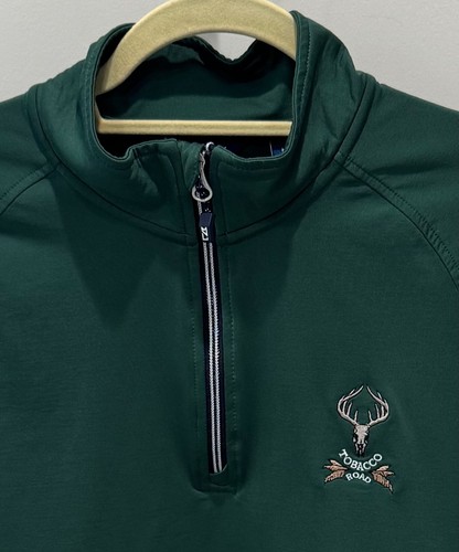 Tobacco Road Golf Course - Cutter & Buck 1/4 Zip Pullover - Men's Medium - Green - Picture 2 of 3