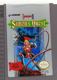 Cartucho de juego Nintendo NES Castlevania II (2) Simon's Quest, manual, estuche antipolvo