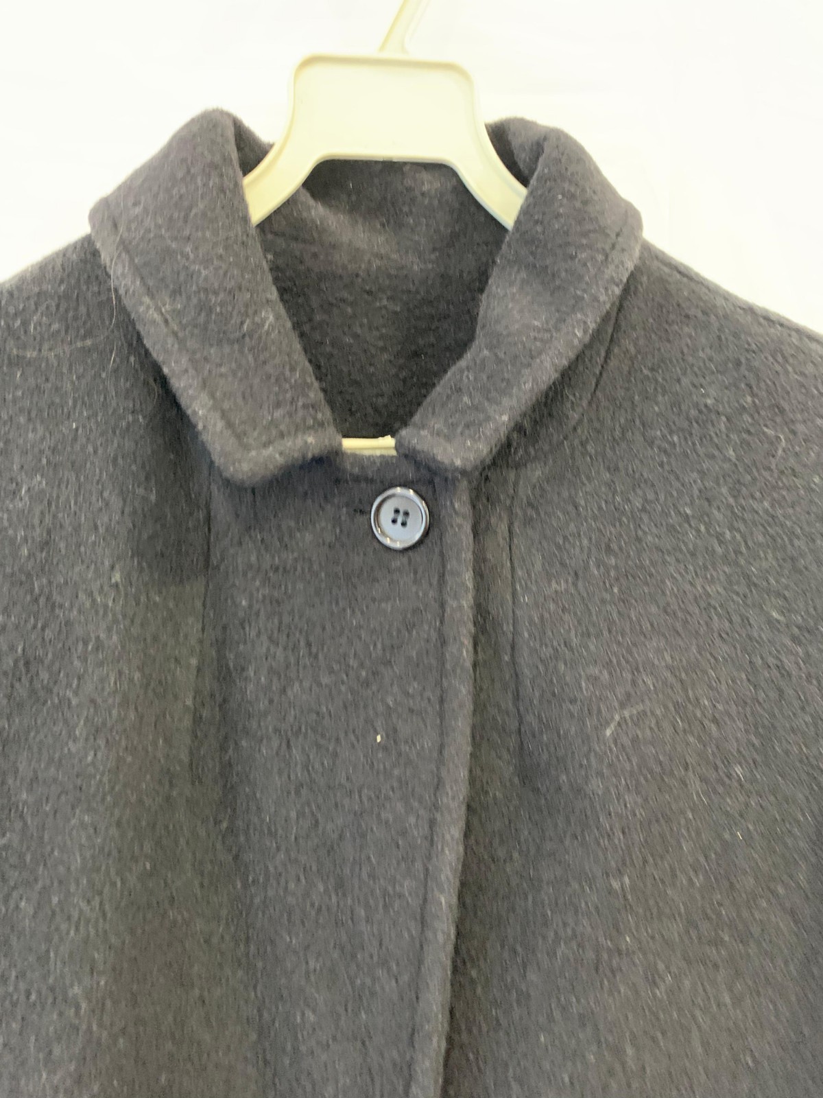 Pendleton 100% Virgin Wool Coat Black Button Fron… - image 7