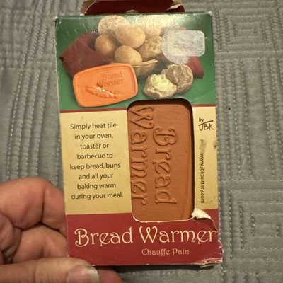 JBK Terra Cotta 5 x 3 Inch Ceramic Bread Warmer Tile