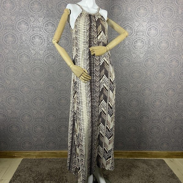 Women Cynthia Rowley Dress Beige Spandex 36 / S /
