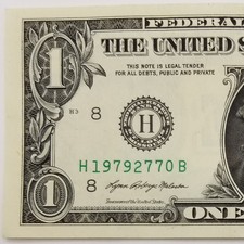 Birthday Anniversary Note July 27, 1979 Date Serial Number US Dollar 2021 H B