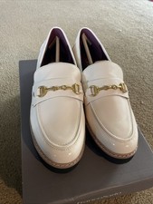 Franco Sarto Lug Sole Bit Loafers-Colette-Vanilla-11M A664255 NEW