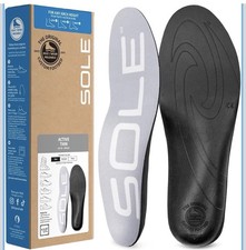 SOLE Active Thin Orthotic Insoles Plantar Fasciitis Arch Support Shoe Insert 10M