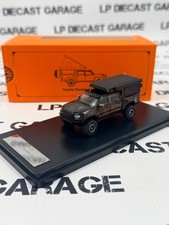 Gcd 2023 Toyota Tacoma Camper Black W Design 164 Diecast