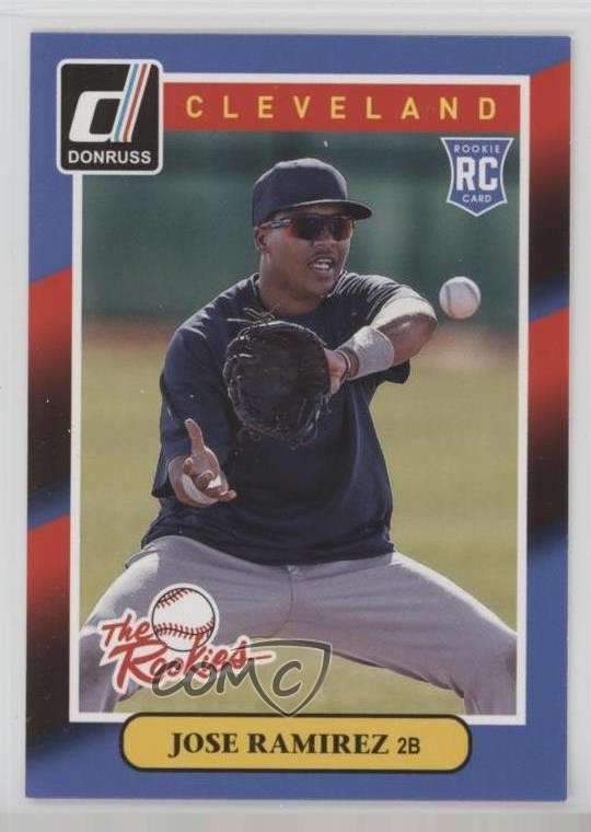 2014 Panini Donruss The Rookies Jose Ramirez #41 8sr