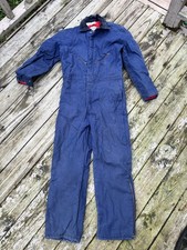 VTG Walls Blizzard-Pruf Coveralls Mens L 42-44 Blue Insulated Made USA Workwear