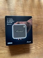 Marshall Willen II Port Water-Resistant Bluetooth Speaker Black-Brass (CREAM)