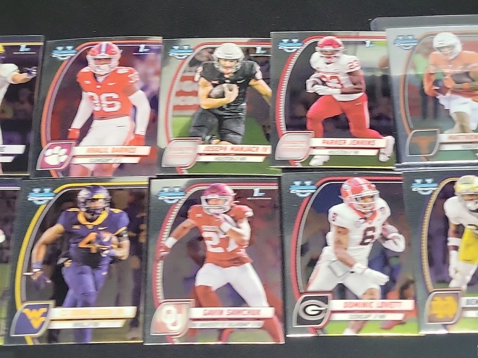 Lot Of (58) 2024 Bowman University Football Includes (8) Autos, #'erd, Parallels - Image 3 of 4