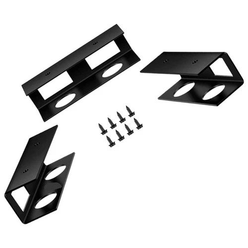 1 ensemble de support de clavier sous le bureau, routeur mural, lecteur DVD,