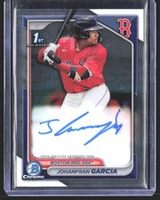 Johanfran Garcia 2024 Bowman Chrome Prospects Autographs AU,RC