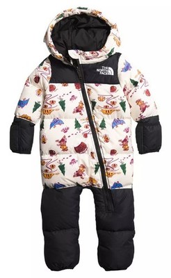 NEW TNF The North Face Baby 1996 Retro Nuptse One-Piece Down Bunting Suit 12-18M