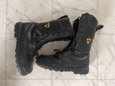 Haix Fire Flash Lederstiefel Stiefel Einsatzstiefel Gr. 45 sehr gut!
