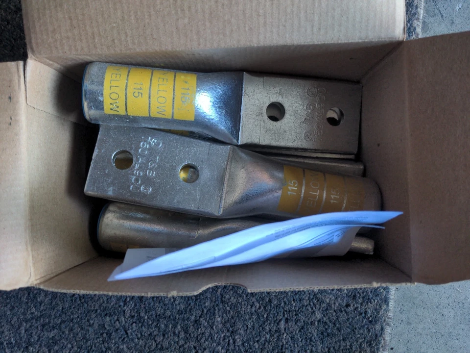 Thomas and Betts 60278 Compression Lug 750 MCM AL 2 Hole - Box Of 5 - Image 2 of 4