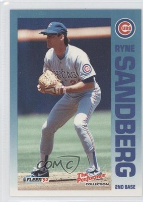 1992 Fleer The Performer Collection 7-Eleven/Citgo Ryne Sandberg #3 HOF 0b1