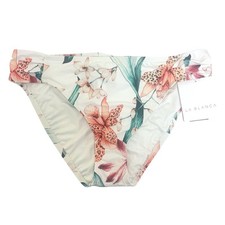 La Blanca Women's Size 12 Flyaway Orchid Side Shirred Hipster Bikini Bottom NWT