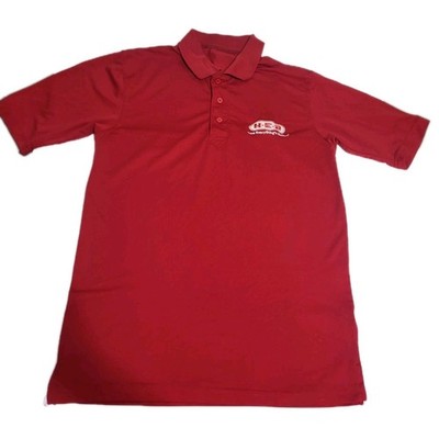 HEB Polo Shirt Womens Small Red Short Sleeve Employee Uniform Work Wear