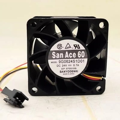   9G0624S1D01 DC24V 0.7A 6038 6CM 3-Wire Inverter Cooling Fan #cv