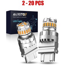 Auxito 2-20x Led Turn 3157 Signal Bulbs Canbus Light 3156 Anti Hyper Flash Amber