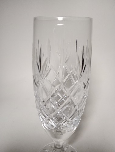 Thomas Webb Warwick Crystal Cut Short Stem Champagne Flutes x 2 - Picture 6 of 13