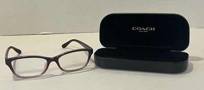 Coach HC6159U Eggplant Rose Ombré Women s Cat Eye Eyeglasses Frames With Case 54