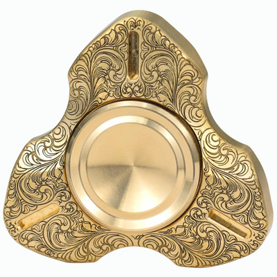 Freelove Metal Fidget Spinner Brass Heavy Long Spinning Toys Cool Silent Small