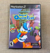 Donald Duck: Goin’ Qu@ckers! (Sony PlayStation 2, 2001) – Complete, Tested, Mint