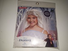Frozen II Elsa Wig One Size Snow Queen Princess Dress Up Disney Girls Kids