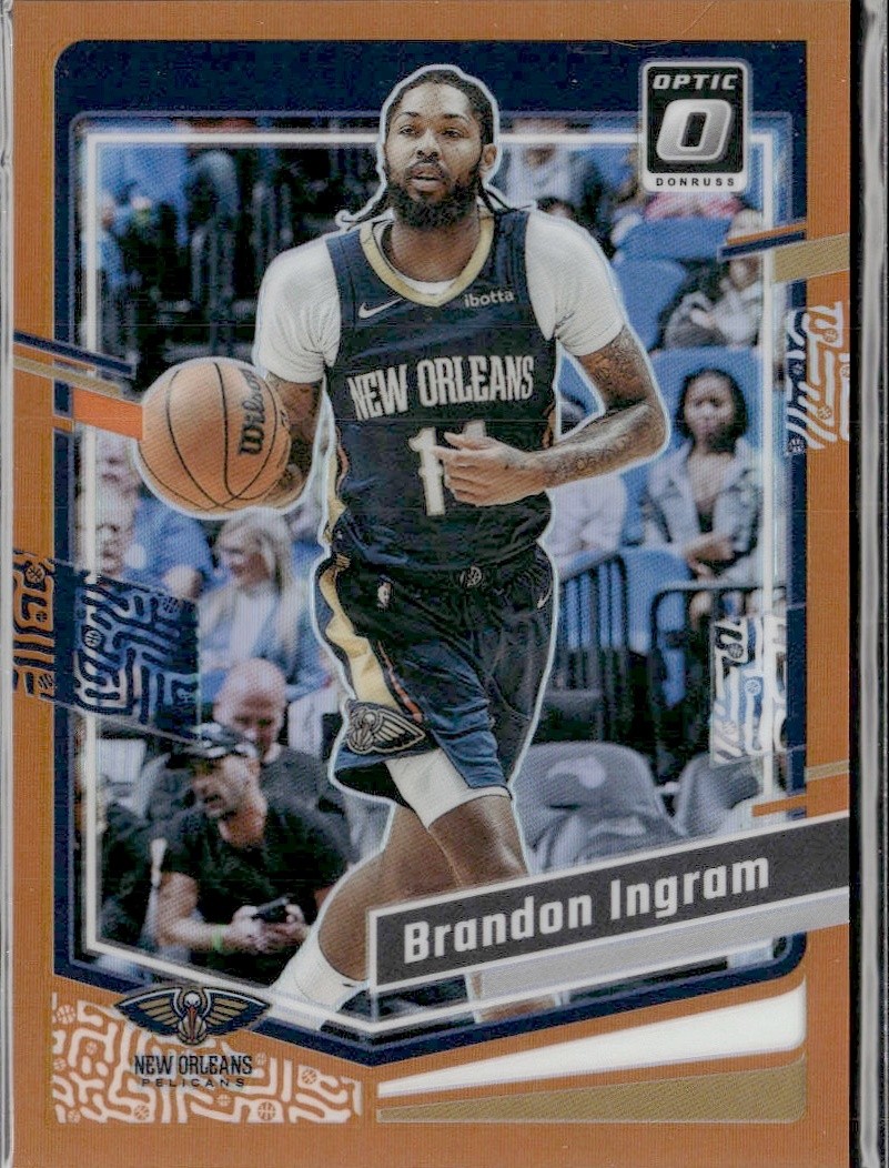 2023-24 Donruss Optic Brandon Ingram #7 Orange Prizm /199 Pelicans NBA