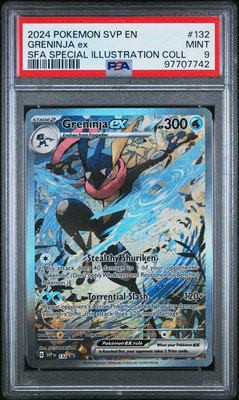 2024 POKEMON SVP EN-SV BLACK STAR PROMO #132 GRENINJA EX PSA