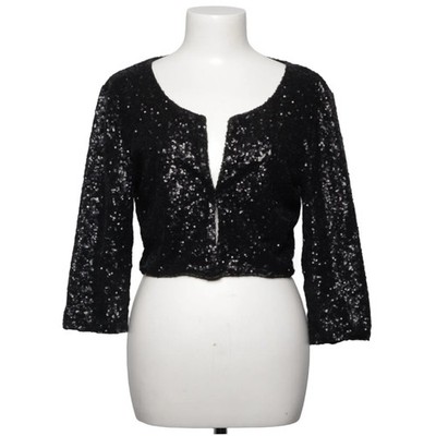 ONLY Weekend Wardrobe, Bolero, Größe: 40, Schwarz, Polyester/Viskose #X8c