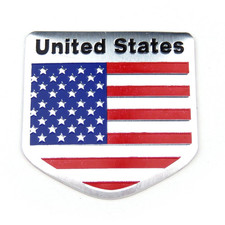 Us Usa Flag Logo Sticker American Emblem Metal Badge Decal Car Accessories Us Usa Flag Logo Sticker American Emblem Metal Badge Decal Car Accessories