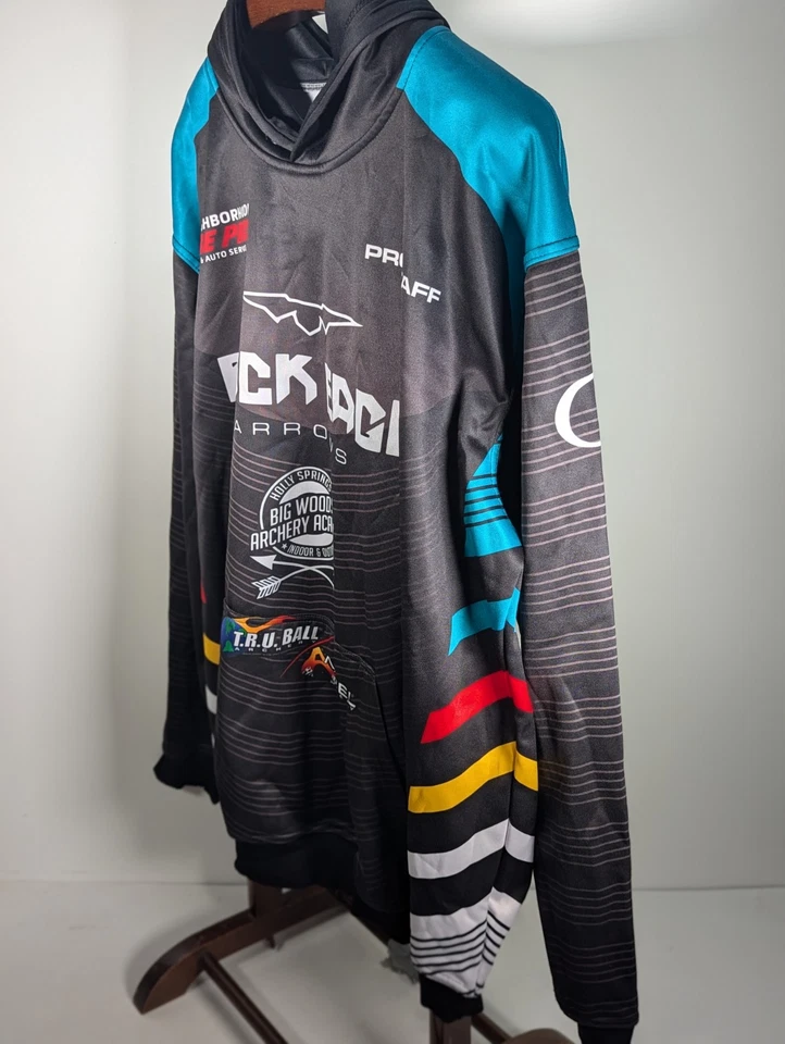 Sudadera con Capucha Black Eagle Arrows Pro Staff Competition - Talla XXL - TRU BALL Tiro con Arco Afro Foto 2 de 4