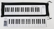 Costway 88 Tasten Keyboard 2in1 44+44 Tasten ...