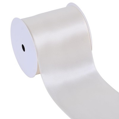YAMA Ivory Double Faced Satin Ribbon, 3 Inch 10 Yards, Great 3'' 10Yds,