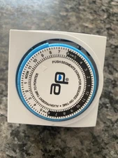 Hydrofarm TM01015D Dual Outlet Grounded Timer Hydroponics Indoor Garden NEW