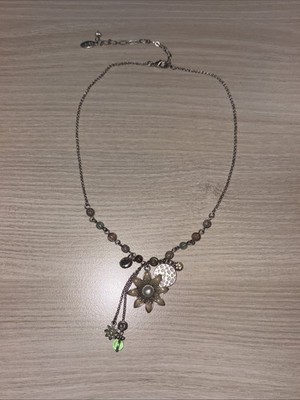 *Pilgrim* Danish Design zauberhafte Halskette Lachstöne Silber längenverstellbar