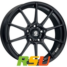 Sparco Assetto Gara matt black 7x16" ET16 LK4 108 ML 73.1 Alufelgen 16 Zoll