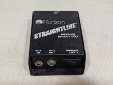 Horizon Straightline Passive Direct Box DI Box 1-Channel Hi-Z to Lo-Z XLR