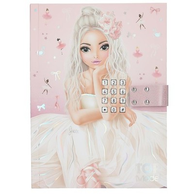 Depesche 13609 TOPModel Ballet Diary with Number Code and Sound, Book with 80 Li