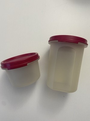 2x Tupperware Modular Mates Set Rund Vorratsdose  200ml 440ml Dosen