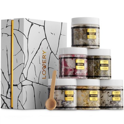 Gifts for Women Who Have Everything Spa Gift Basket, Epsom Bath Salts Gift Ba...