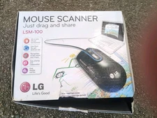 LG LSM-100 Mouse Scanner Smart Scan Black MCL1U 1200 DPI Mac / Windows XP / 7