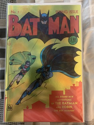 Batman 1 Facsimile Gold Foil Ultimate Edition CGC 9.8 Limited 150