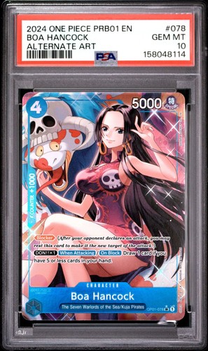Boa Hancock (Parallel) graded PSA 10 for sale on eBay
