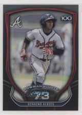 2015 Bowman Bowman Scouts' Top 100 Ozzie Albies Ozhaino Albies #BTP-73 o7m