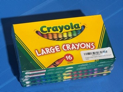 *5-Pack* Crayola 16 Nontoxic Large Crayons 52-0336
