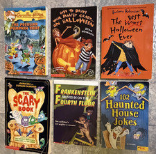 Halloween Chapter Books Grs. 3-5; Mysteries, Humor, Joke Book, Monsters  Ghosts