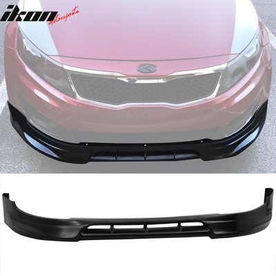 #ad Fits 11 13 Kia Optima Base Models IKON Style Front Bumper Lip Chin Splitter PU $149.99